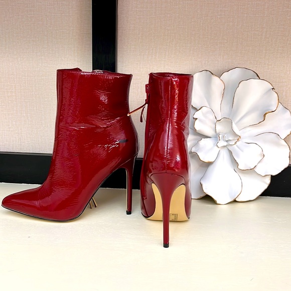 Patten SHINNY RED HEELS👠 size 6.5. - Picture 3 of 3